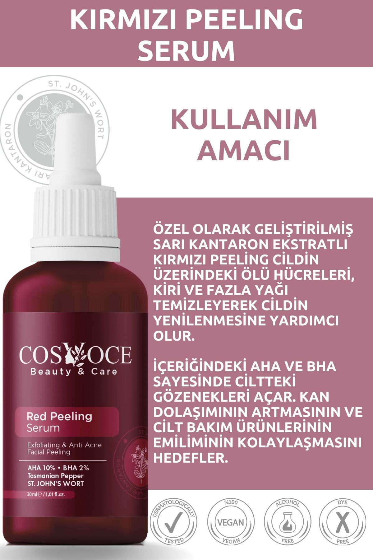 Siyah Nokta Karşıtı Bakım Seti Gylcolic Acid, AHA, BHA, Niacinamide, Zinc PCA 200 ml + 30 ml + 30 ml